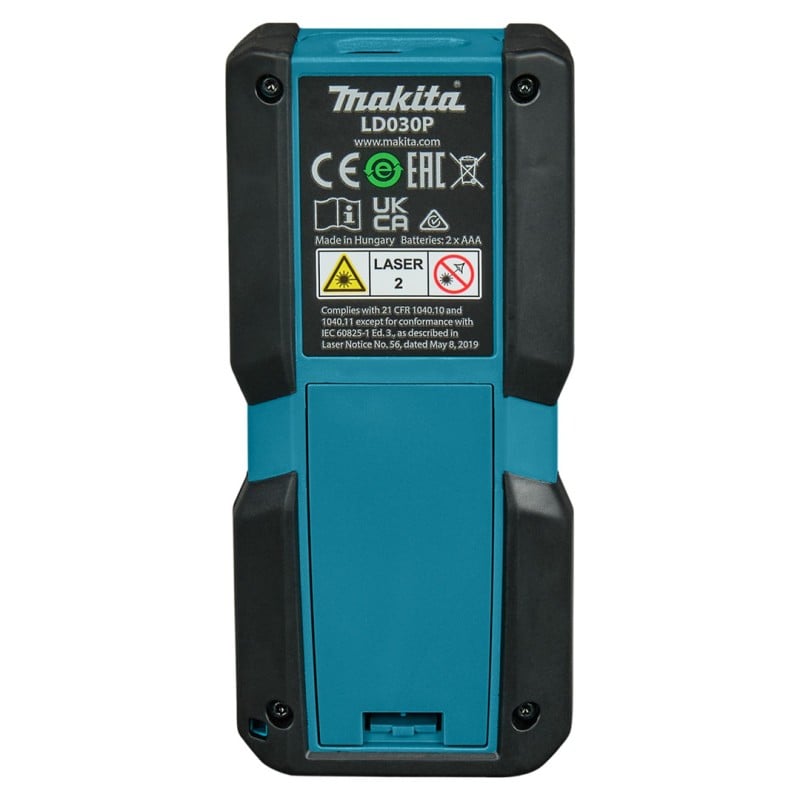Dalmierz laserowy Makita LD030P 30m IP54 2x1,5V AAA czerwona wiązka