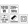 Szlifierka taśmowa Yato YT-82240 1010W 75x533 mm Regulacja 120-380 m/min