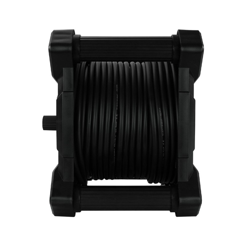 Przedłużacz bębnowy kwadratowy PLASTROL W-00868 HAND 40m IP44 4gniazda 3x2,5mm czarny