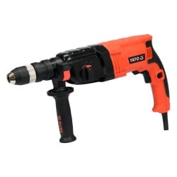 Młotowiertarka SDS+ Yato 850W 3.3J 32mm 4 tryby + 2 uchwyty walizka