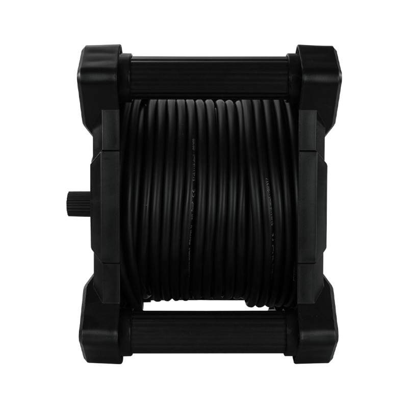 Przedłużacz bębnowy kwadratowy PLASTROL W-00864 HAND 50m IP44 4gniazda 3x1,5mm czarny