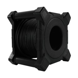 Przedłużacz bębnowy kwadratowy PLASTROL W-00864 HAND 50m IP44 4gniazda 3x1,5mm czarny