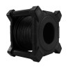 Przedłużacz bębnowy kwadratowy PLASTROL W-00864 HAND 50m IP44 4gniazda 3x1,5mm czarny