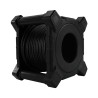 Przedłużacz bębnowy kwadratowy PLASTROL W-00862 HAND 25m IP44 4gniazda 3x1,5mm czarny