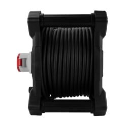 Przedłużacz bębnowy siłowy PLASTROL W-00878 HAND 20m IP44 3gniazda 5x2,5mm kwadratowy czarny