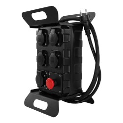 Rozdzielnica budowlana PLASTROL W-00883 230V 2m 3x2,5mm IP44 4gniazda +USB wyłącznik