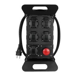 Rozdzielnica budowlana PLASTROL W-00883 230V 2m 3x2,5mm IP44 4gniazda +USB wyłącznik