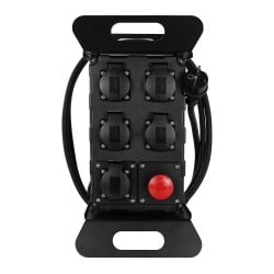 Rozdzielnica budowlana PLASTROL W-00883 230V 2m 3x2,5mm IP44 4gniazda +USB wyłącznik