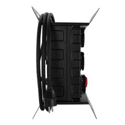 Rozdzielnica budowlana PLASTROL W-00883 230V 2m 3x2,5mm IP44 4gniazda +USB wyłącznik