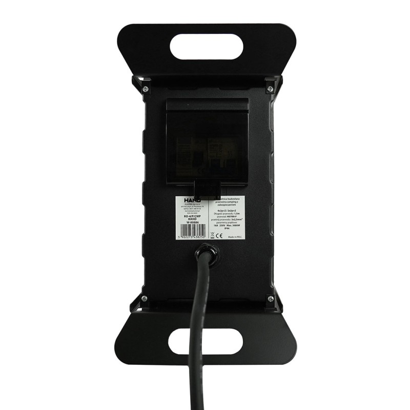 Rozdzielnica budowlana camping PLASTROL W-00886 HAND 250V 1,5m IP44 3x2,5mm USB zabezpieczenie