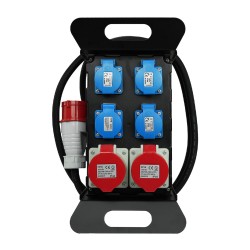 Rozdzielnica budowlana siłowa PLASTROL W-00885 HAND 400V 2m 5x2,5mm USB zabezpieczenie
