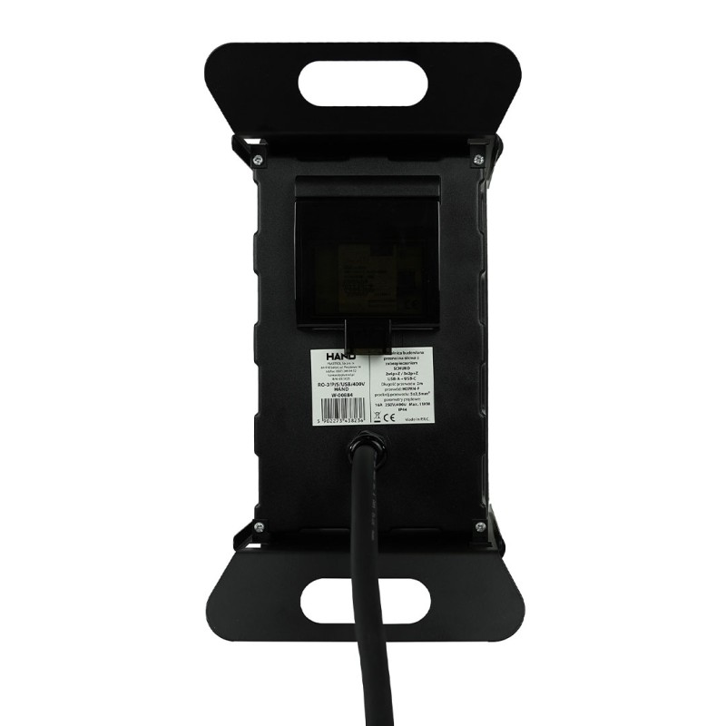 Rozdzielnica budowlana siłowa PLASTROL W-00885 HAND 400V 2m 5x2,5mm USB zabezpieczenie