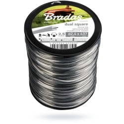 Żyłka BRADAS ZRK2725KG RIPPER DUAL, kwadrat 2,7mm x 345m wzmocniona