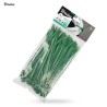 Opaski zaciskowe BRADAS TS1236100G 3,6x100 mm 100 szt trytytki UV rozpinana zielona