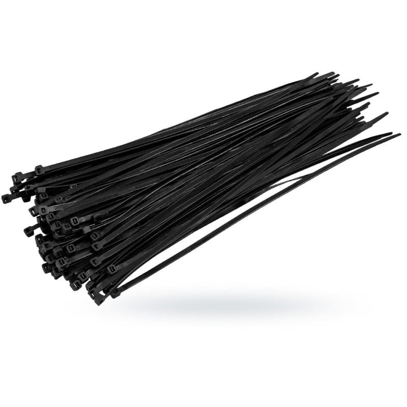 Opaski zaciskowe BRADAS TS1125080B 2,5x80 mm 100 szt trytytki UV czarne