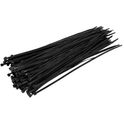Opaski zaciskowe BRADAS TS1125080B 2,5x80 mm 100 szt trytytki UV czarne