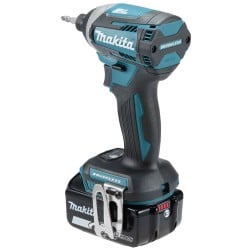 Akumulatorowa zakrętarka udarowa Makita DTD154RTJ 18V XPT BL 2x5Ah walizka