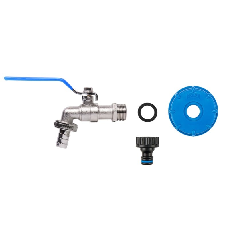 Nakrętka IBC S60x6mm z kranem GZ3/4’’ Bradas IBCS60-KK04123413Z metal