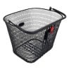 Koszyk rowerowy przód JET A851 CLICK 35x25x26cm 22L wspornik metal czarny