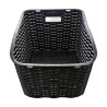 Koszyk rowerowy tylny JET A685 tworzywo 43x31x24cm przykręcany czarny