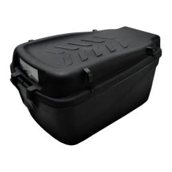 Kufer rowerowy na bagażnik JET B113 34x30cm 5l przykręcany tworzywo czarny