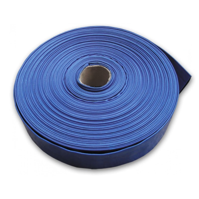 Wąż płaski Bradas WAF2B100050 AGROFLAT 1’’ 50m 2bar niebieski rolka