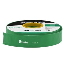 Wąż płaski Bradas WAF3B112050 AGROFLAT 1,5’’ PVC 50m 3bary zielony rolka