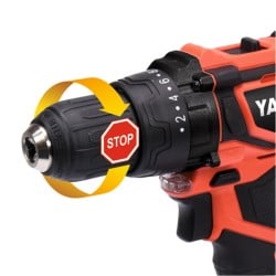 Akumulatorowa wiertarko-wkrętarka YATO YT-82795 Li-Ion 18V 42Nm BL BODY