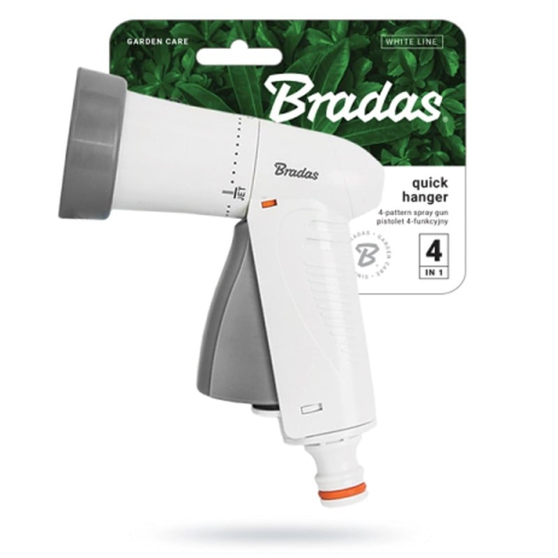 Pistolet zraszacz BRADAS WL-EN2TK 4-funkcje WHITE LINE QUICK MINI