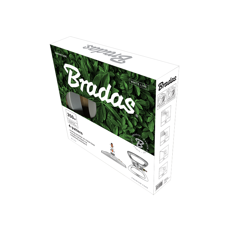 Zraszacz obrotowy BRADAS WL-Z11 4-funkcyjny 21m 350m2 regulacja
