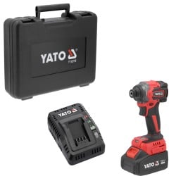 Akumulatorowa zakrętarka udarowa YATO YT-82798 Li-Ion 18V 1x4Ah 230 Nm walizka