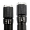 Latarka LED Yato 3W 100lm IP64 Zoom 200m AA aluminiowa