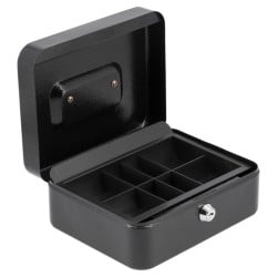 Kasetka na pieniądze Vorel 78622 200x160x90 mm stalowa 2 klucze czarna