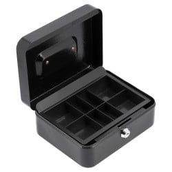 Kasetka na pieniądze Vorel 78622 200x160x90 mm stalowa 2 klucze czarna