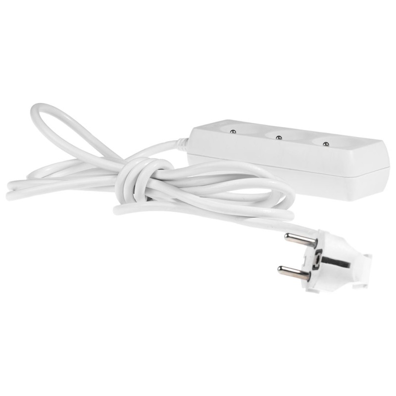 Przedłużacz elektryczny PLASTROL W-97475 PS-370/3,0 ECO 3gniazda z uziem. 3,0m