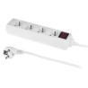 Przedłużacz PLASTROL W-97492 PS-470WS/1,5 ECO 4gniazda z uziemieniem 1,5m wyłącznik
