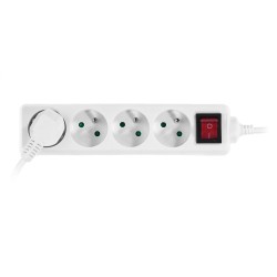 Przedłużacz PLASTROL W-97492 PS-470WS/1,5 ECO 4gniazda z uziemieniem 1,5m wyłącznik