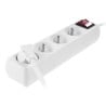 Przedłużacz PLASTROL W-97492 PS-470WS/1,5 ECO 4gniazda z uziemieniem 1,5m wyłącznik