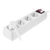 Przedłużacz PLASTROL W-97494 PS-470WS/5,0 ECO 4gniazda z uziemieniem 5m wyłącznik