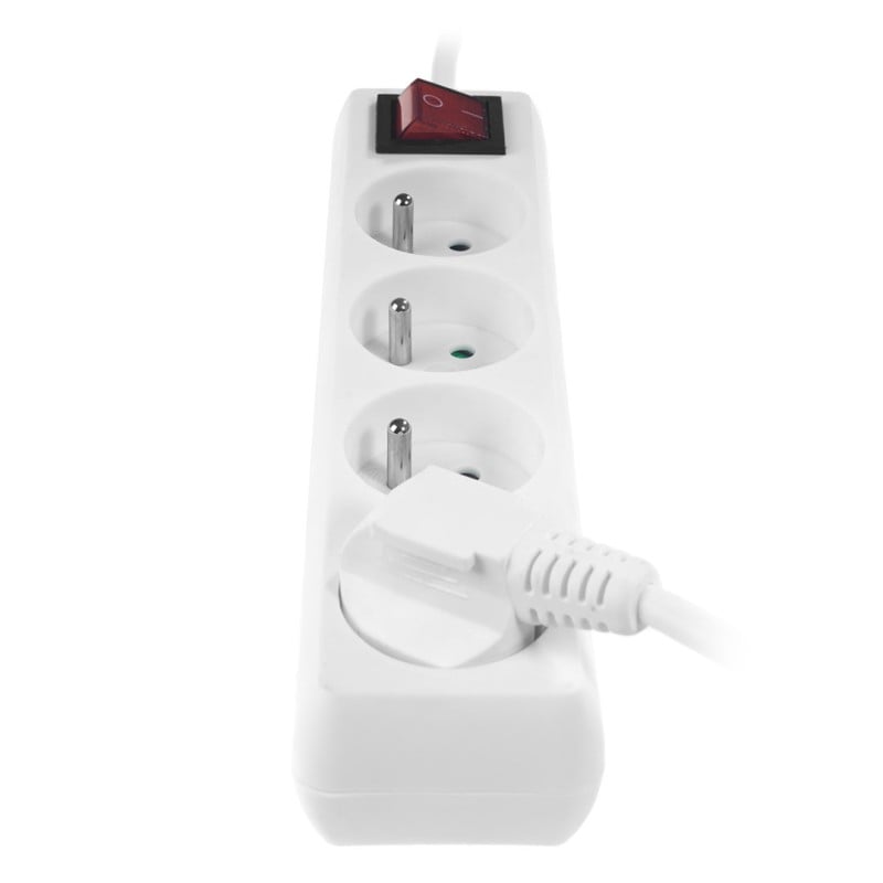 Przedłużacz PLASTROL W-97494 PS-470WS/5,0 ECO 4gniazda z uziemieniem 5m wyłącznik