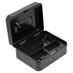 Kasetka na pieniądze Vorel 78624 200x160x90mm szyfrowa stal czarna