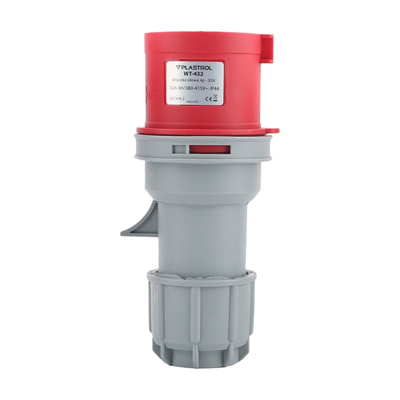 Wtyczka siłowa PLASTROL W-102119 WT-432 4P 32A IP44