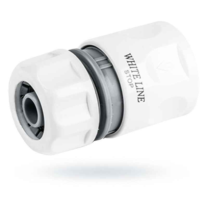 Szybkozłączka do węża ogrodowego 1/2" BRADAS WL-2140 WHITE LINE Stop 25szt