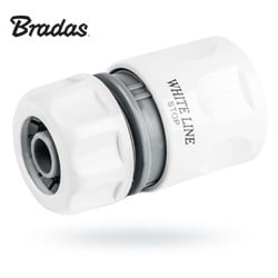 Szybkozłączka do węża ogrodowego 1/2" BRADAS WL-2140 WHITE LINE Stop 25szt