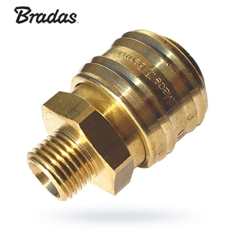 Szybkozłączka 3/8" GZ BRADAS GK1333A mosiądz uniwersalne