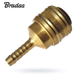 Szybkozłącze wtyk 1/2" na wąż 13mm BRADAS GK1338T mosiężne uniwersalne