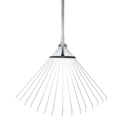 Grabie wachlarzowe metalowe regulowane Bradas KT-W120-1 19-55cm z trzonkiem