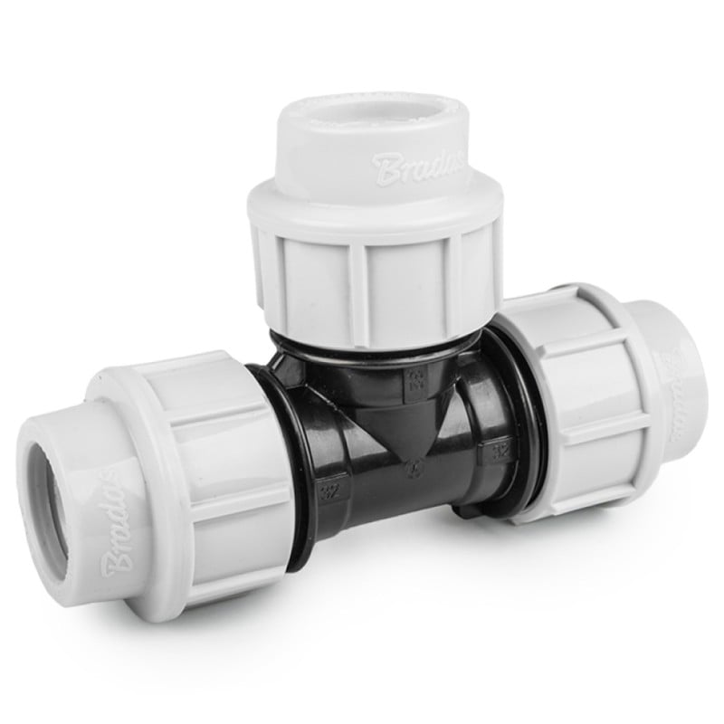 Trójnik redukcyjny do rur PE BRADAS DSRA16T5040 50/40/50 mm PN16 1 sztuka