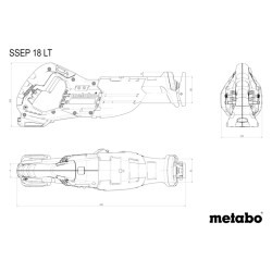 Pilarka szablasta Metabo 601616850 SSEP 18 LT 18V 32mm BODY karton