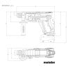 Młotowiertarka Metabo 601712850 KH 18 LTX 24 18V SDS+ 2,1J BODY karton